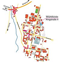 Anfahrtsskizze Wühlkiste