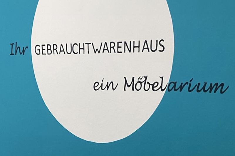 Schriftzug Möbelarium und Link zur Seite Möbelarium